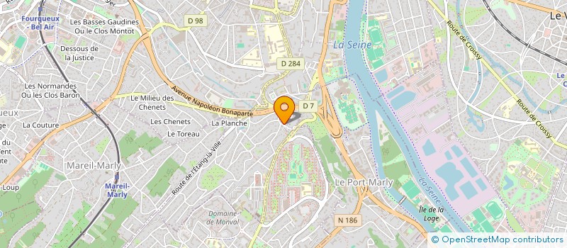 localisation de l'entreprise MAISON FAMILIALE DE LA SALETTE  LE PECQ