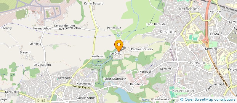 localisation de l'entreprise MAISON FAMILIALE DU PAYS DE LORIENT  PLOEMEUR