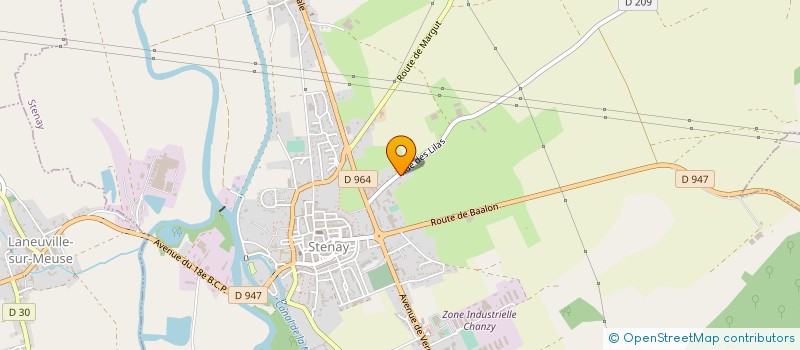 localisation de l'entreprise MAISON FAMILIALE ET RURALE à STENAY