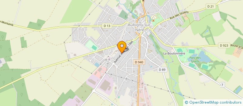 localisation de l'entreprise MAISON FAMILIALE RURALE à AUBIGNY-SUR-NERE