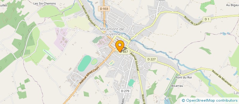 localisation de l'entreprise MAISON FAMILIALE RURALE à MIRAMONT-DE-GUYENNE