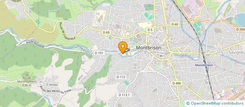 localisation de l'entreprise MAISON FAMILIALE RURALE  MONTBRISON