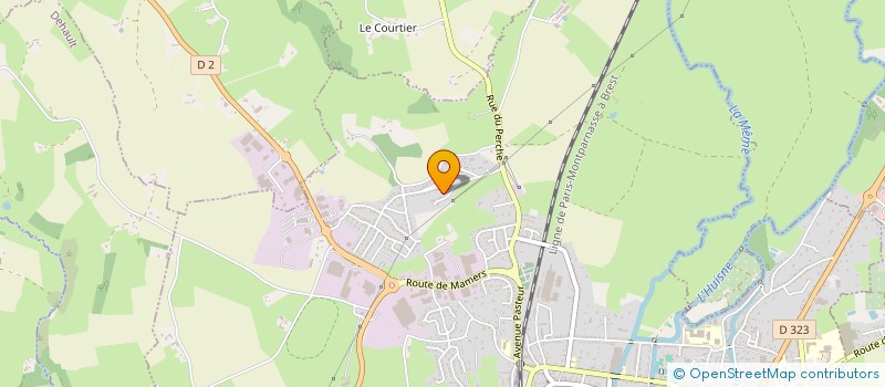 localisation de l'entreprise MAISON FAMILIALE RURALE à LA FERTE BERNARD