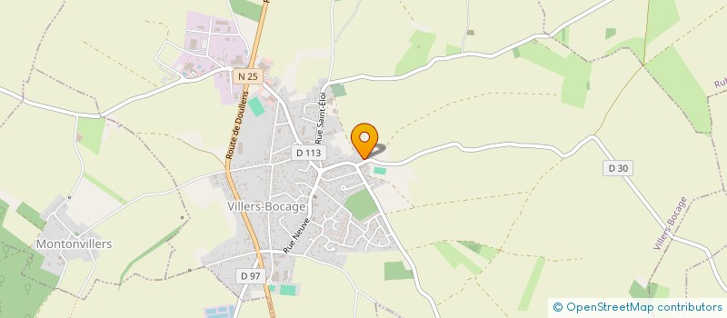localisation de l'entreprise MAISON FAMILIALE RURALE  VILLERS-BOCAGE
