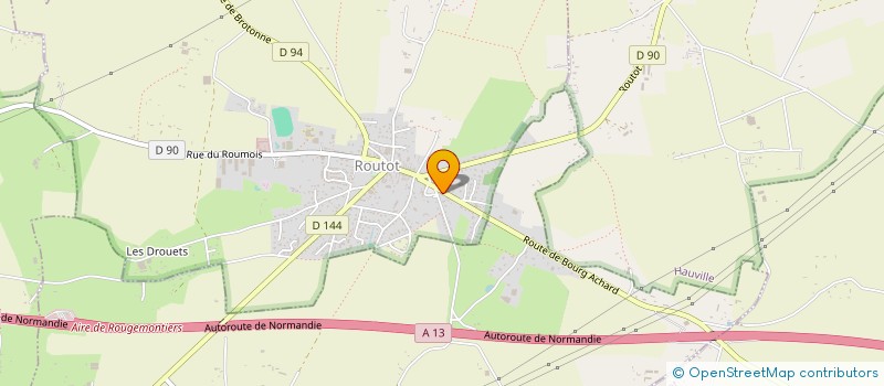 localisation de l'entreprise MAISON FAMILIALE RURALE à ROUTOT
