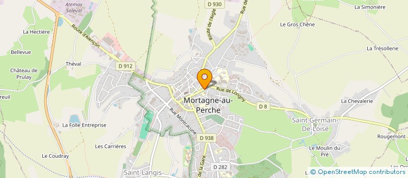 localisation de l'entreprise MAISON FAMILIALE RURALE à MORTAGNE-AU-PERCHE