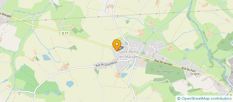 localisation de l'entreprise MAISON FAMILIALE RURALE à MONTREVAULT-SUR-EVRE