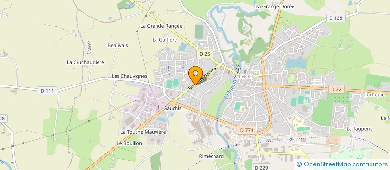 localisation de l'entreprise MAISON FAMILIALE RURALE  CRAON