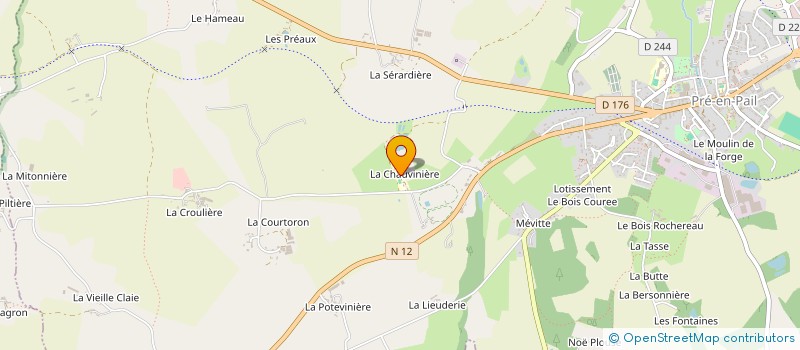 localisation de l'entreprise MAISON FAMILIALE RURALE à PRE-EN-PAIL-SAINT-SAMSON
