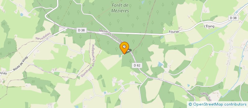 localisation de l'entreprise MAISON FAMILIALE RURALE BERNAY EN  BERNAY-NEUVY-EN-CHAMPAGNE