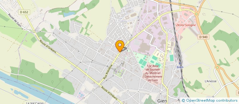 localisation de l'entreprise MAISON FAMILIALE RURALE D'EDUCATION à GIEN