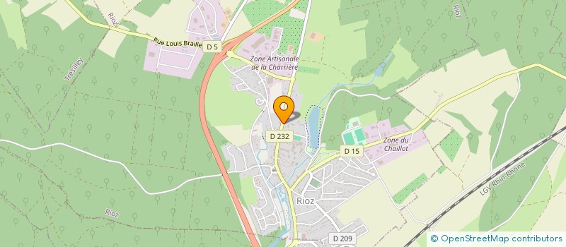 localisation de l'entreprise MAISON FAMILIALE RURALE D EDUCATION  RIOZ