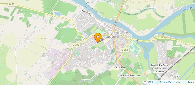 localisation de l'entreprise MAISON FAMILIALE RURALE D EDUCATION ET D'ORIENTATION - CFA CHALONNES SUR LOIRE à CHALONNES-SUR-LOIRE