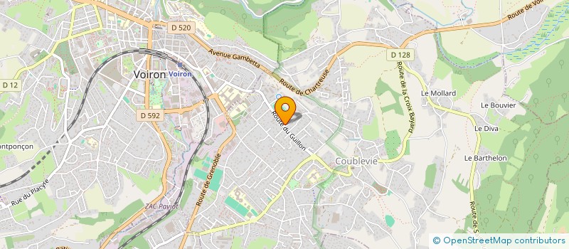 localisation de l'entreprise MAISON FAMILIALE RURALE D'EDUCATION ET D'ORIENTATION DE COUBLEVIE  COUBLEVIE