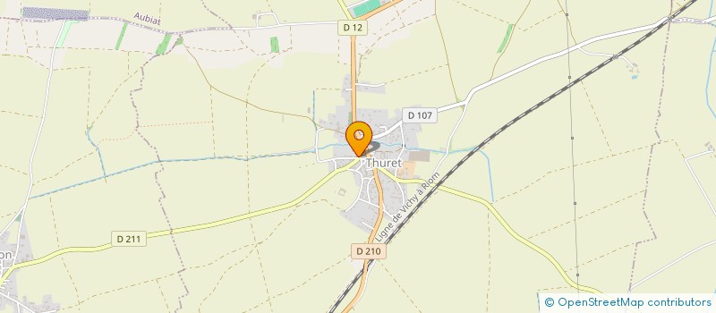 localisation de l'entreprise MAISON FAMILIALE RURALE D EDUCATION ET D ORIENTATION  DE MARINGUES PAYS DE LIMAGNE  MARINGUES