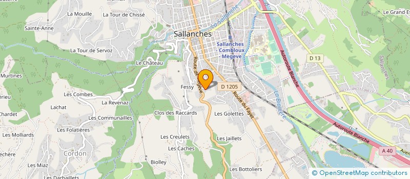 localisation de l'entreprise MAISON FAMILIALE RURALE D EDUCATION ET D ORIENTATION DE SALLANCHES LE BELVEDERE  SALLANCHES