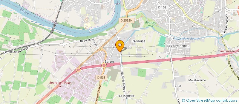 localisation de l'entreprise MAISON FAMILIALE RURALE DE MONDY à BOURG-DE-PEAGE
