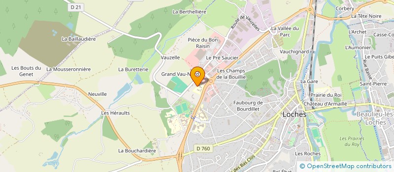 localisation de l'entreprise MAISON FAMILIALE RURALE DU LOCHOIS à LOCHES