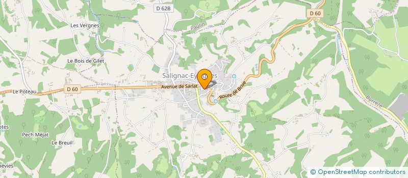 localisation de l'entreprise MAISON FAMILIALE RURALE DU PERIGORD NOIR à SALIGNAC-EYVIGUES