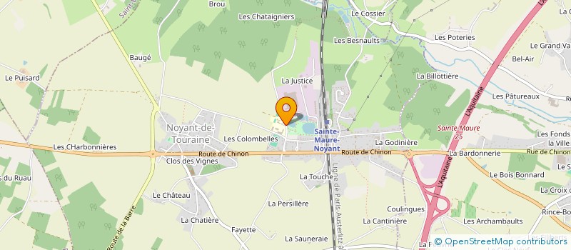 localisation de l'entreprise MAISON FAMILIALE RURALE DU VAL DE MANSE à NOYANT-DE-TOURAINE