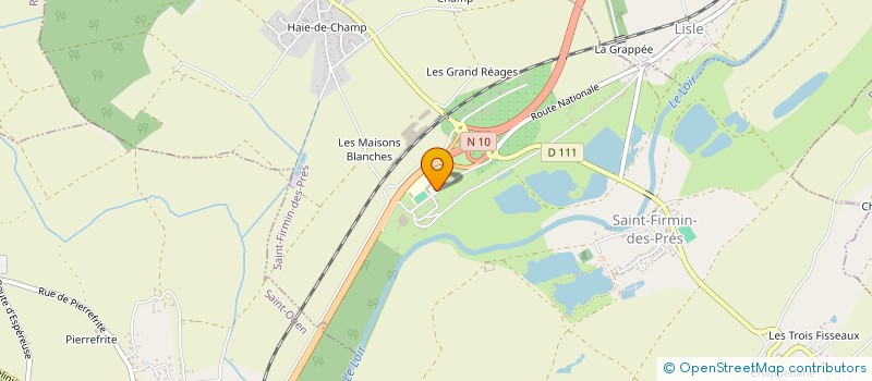 localisation de l'entreprise MAISON FAMILIALE RURALE DU VENDOMOIS  SAINT-FIRMIN-DES-PRES