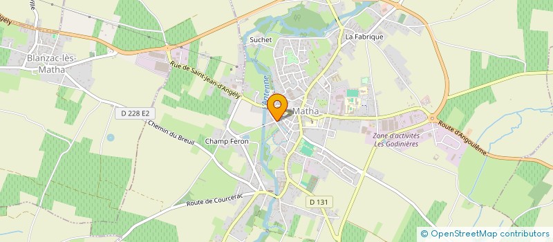 localisation de l'entreprise MAISON FAMILIALE RURALE EDUC ET ORIENTAT à MATHA
