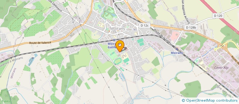 localisation de l'entreprise MAISON FAMILIALE RURALE EDUC ORIENT DE MOIRANS  MOIRANS