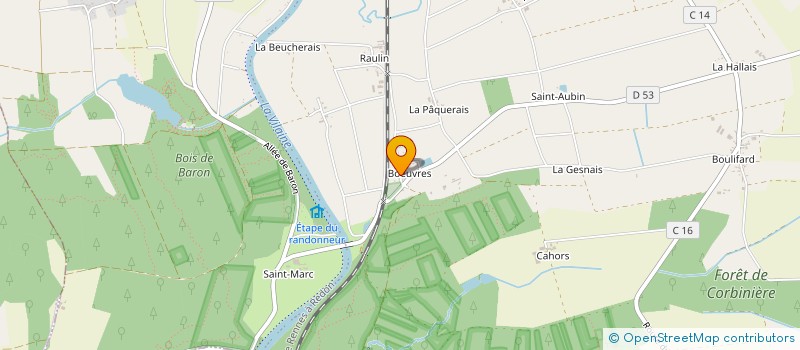 localisation de l'entreprise MAISON FAMILIALE RURALE EDUCA ORIEN  GUIPRY-MESSAC