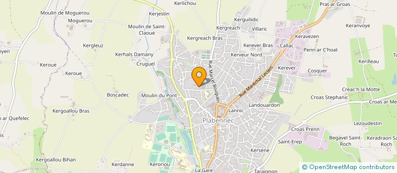 localisation de l'entreprise MAISON FAMILIALE RURALE EDUCA ORIENT à PLABENNEC