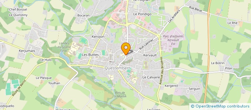 localisation de l'entreprise MAISON FAMILIALE RURALE EDUCA ORIENT  QUESTEMBERT