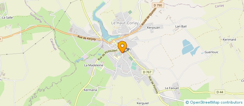 localisation de l'entreprise MAISON FAMILIALE RURALE EDUCA ORIENT  CORLAY