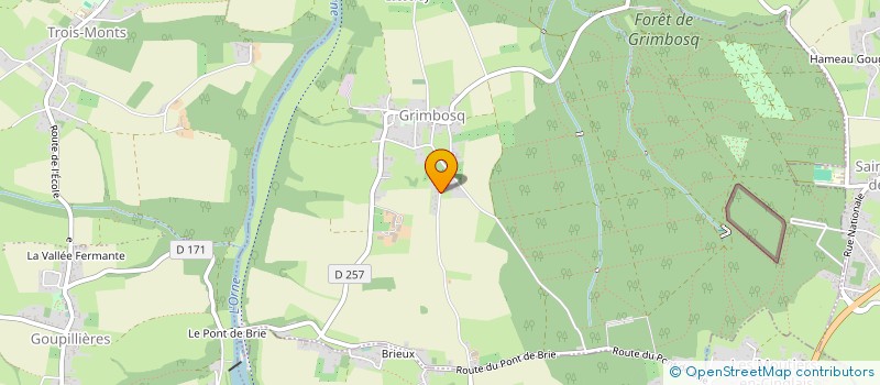 localisation de l'entreprise MAISON FAMILIALE RURALE EDUCAT ET ORIENT à LES MOUTIERS-EN-CINGLAIS