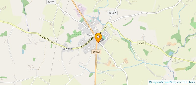 localisation de l'entreprise MAISON FAMILIALE RURALE EDUCAT ET ORIENT à CEAUCE
