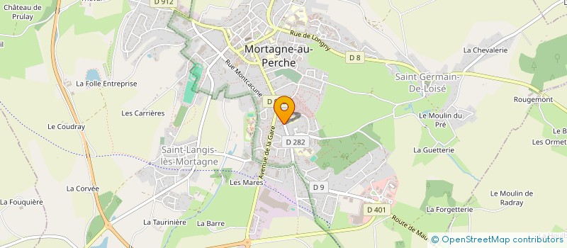 localisation de l'entreprise MAISON FAMILIALE RURALE EDUCAT ET ORIENT à MORTAGNE-AU-PERCHE