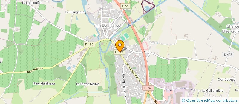 localisation de l'entreprise MAISON FAMILIALE RURALE LA SABLONNIERE à BRISSAC LOIRE AUBANCE