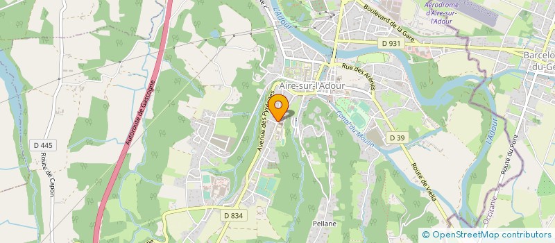localisation de l'entreprise MAISON FAMILIALE RURALE MIXTE à AIRE-SUR-L'ADOUR