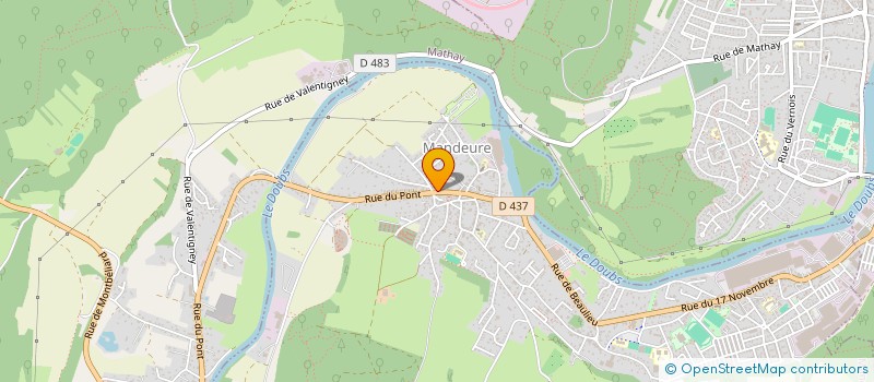 localisation de l'entreprise MAISON FAMILIALE RURALE PAYS MONTBELIARD à MANDEURE