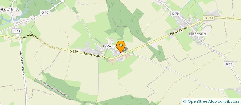 localisation de l'entreprise MAISON FAMILIALE RURALE TERNOIS à BERLENCOURT-LE-CAUROY