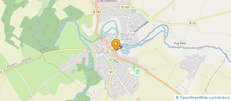 localisation de l'entreprise MAISON FAMILIALE SERVICES à GENCAY