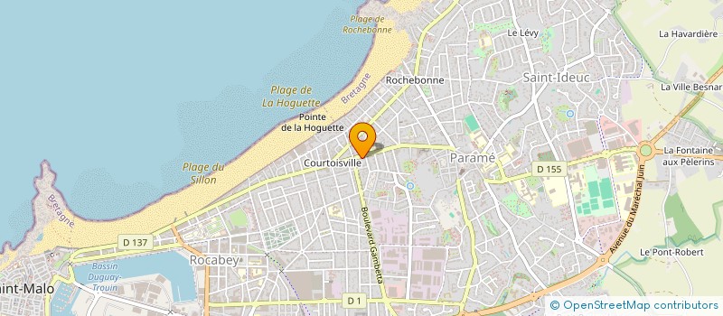 localisation de l'entreprise MAISON FAMILIALE URBAINE DE ST MALO  SAINT-MALO