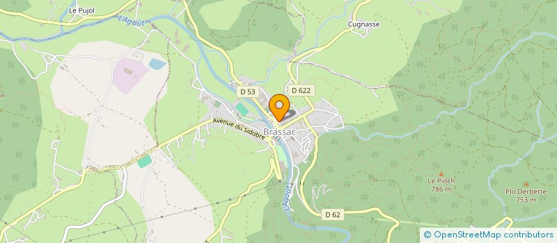 localisation de l'entreprise MAISON FANJAUD  BRASSAC