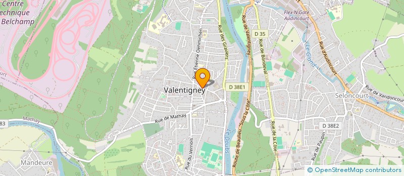 localisation de l'entreprise MAISON FAUTSCH  VALENTIGNEY