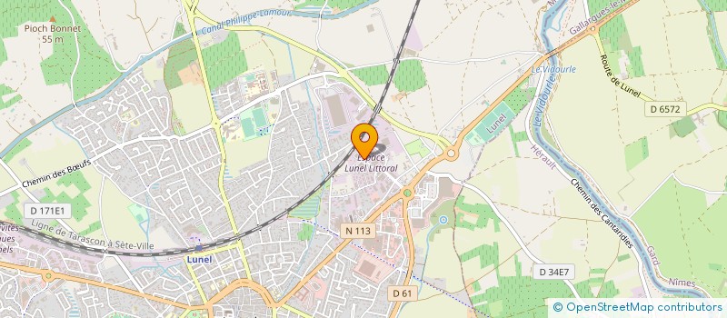 localisation de l'entreprise MAISON FAUVE à LUNEL
