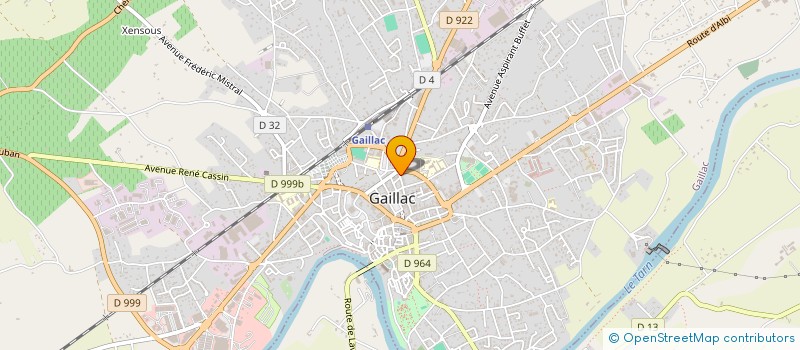 localisation de l'entreprise MAISON FAVARO  GAILLAC