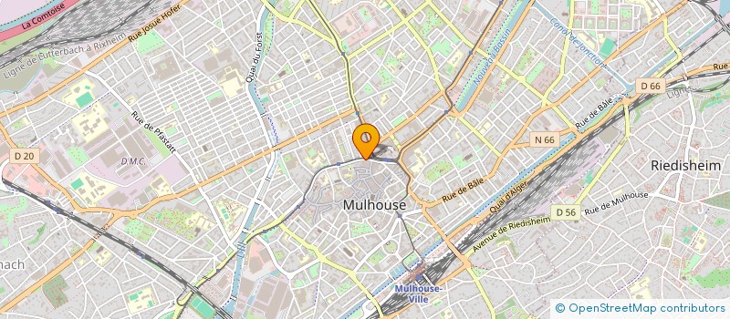 localisation de l'entreprise MAISON FETTIS à MULHOUSE