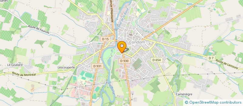 localisation de l'entreprise MAISON FEZAS  LARROQUE SUR L'OSSE