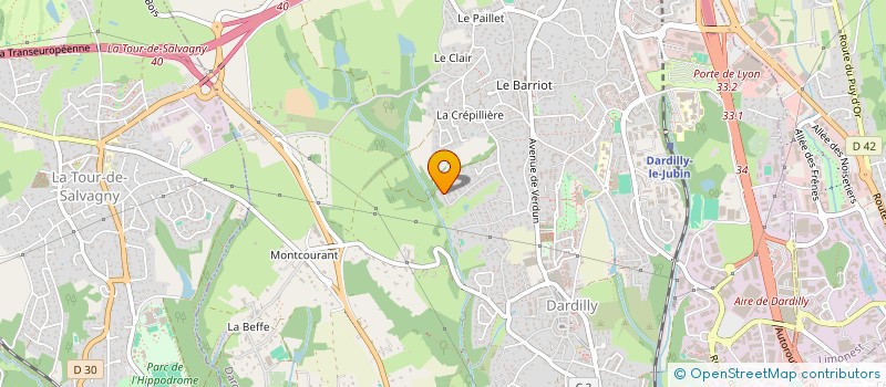 localisation de l'entreprise MAISON FIGUERES  DARDILLY