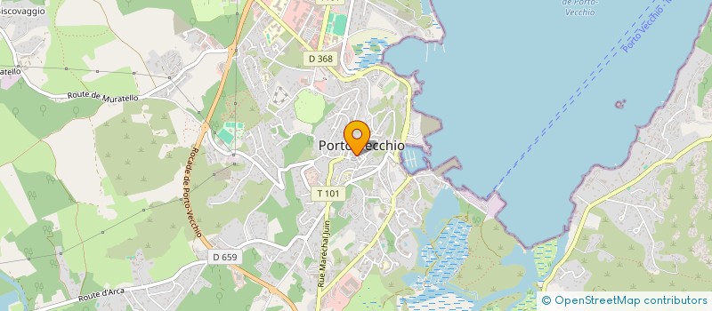 localisation de l'entreprise MAISON FILIPPI SARL à PORTO-VECCHIO