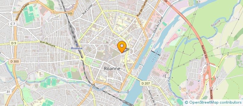 localisation de l'entreprise MAISON FINE à ROANNE