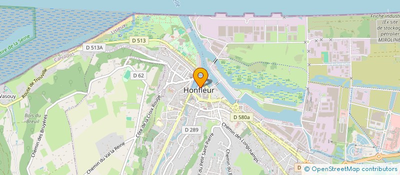 localisation de l'entreprise MAISON FLEURIE  GENNEVILLE